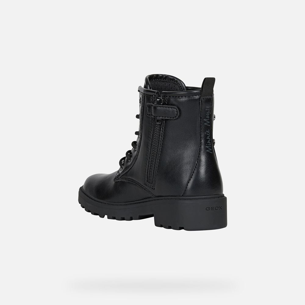 Geox Boots Black Casey - Geox Girls Shoes - YHFEGC981